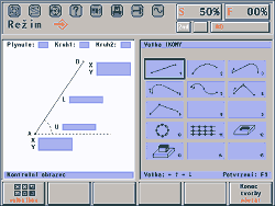 Creation programme by the help of interactive graphic
